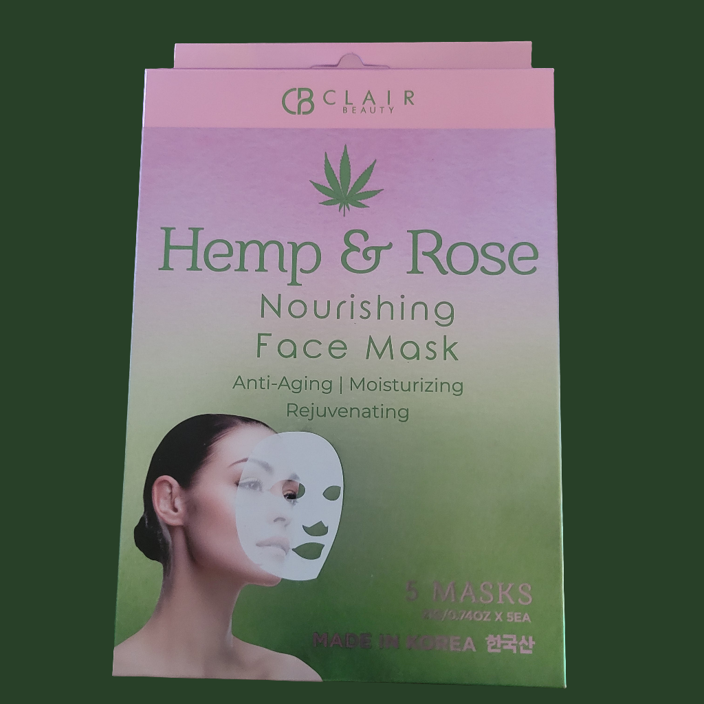 Hemp & Rose Nourishing Face Mask (5 masks)